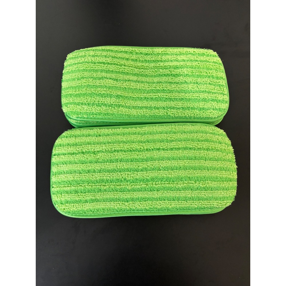 Turbo Microfiber Turbo Mops Replacement Pads Green‎ Reusable 8 Pack
